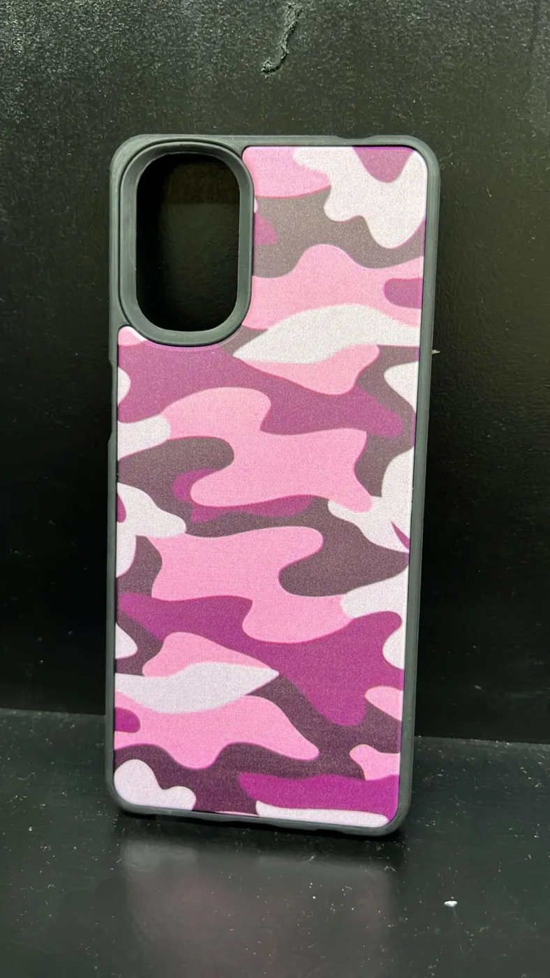 TPU Nacional Motorola G22 / Motorola E32 — CAMUFLADA ROSA — Producto