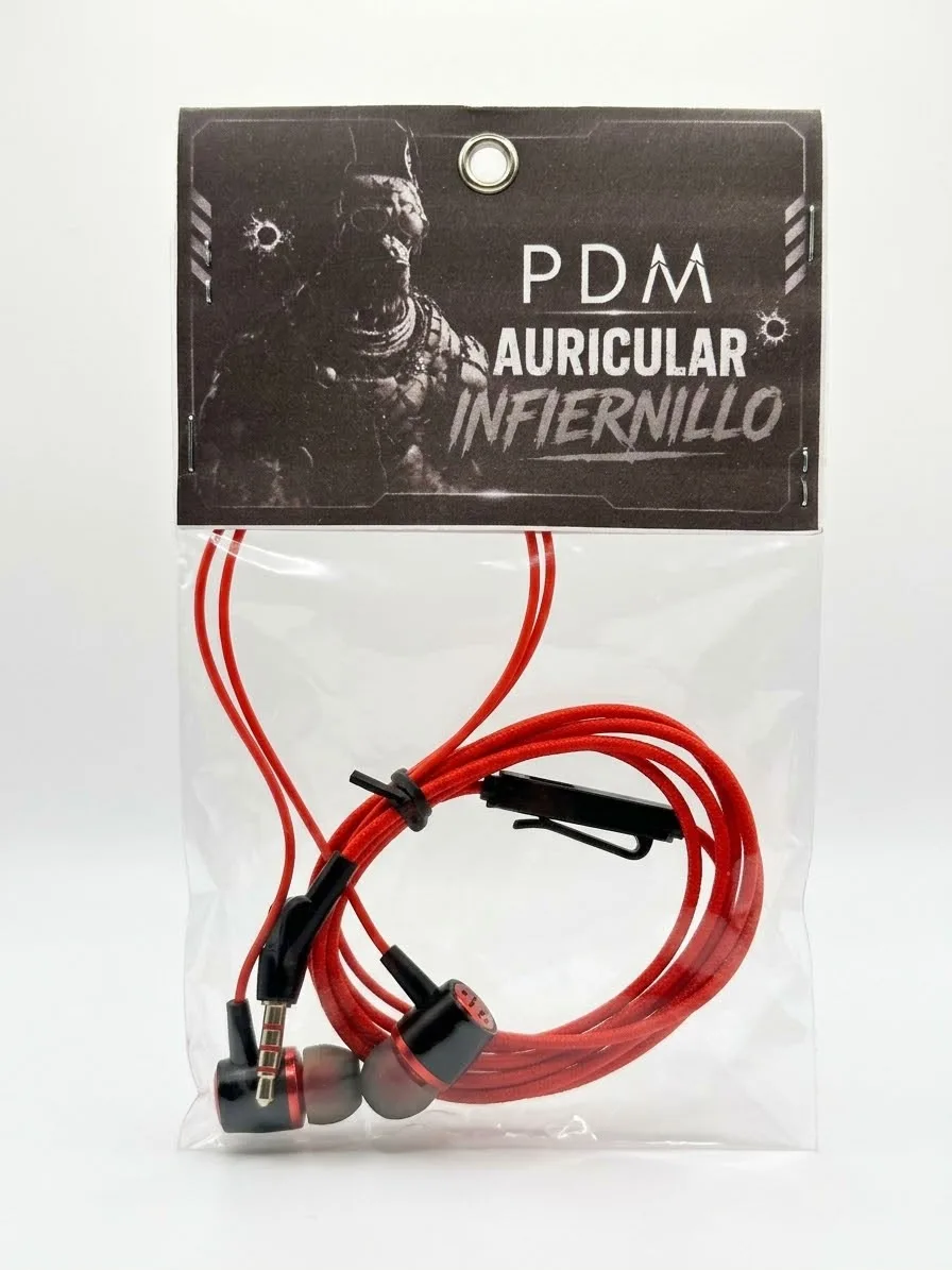 Auricular Con Cable Auricular Infiernillo