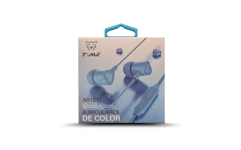 Auricular Con Cable Auricular Time 1231