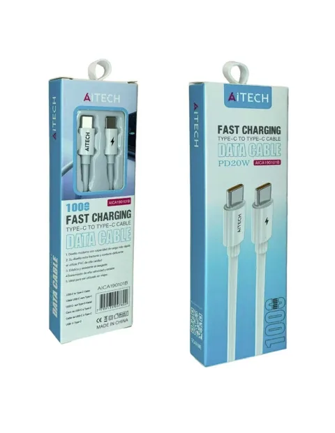 Cable USB C-C20W Aitech