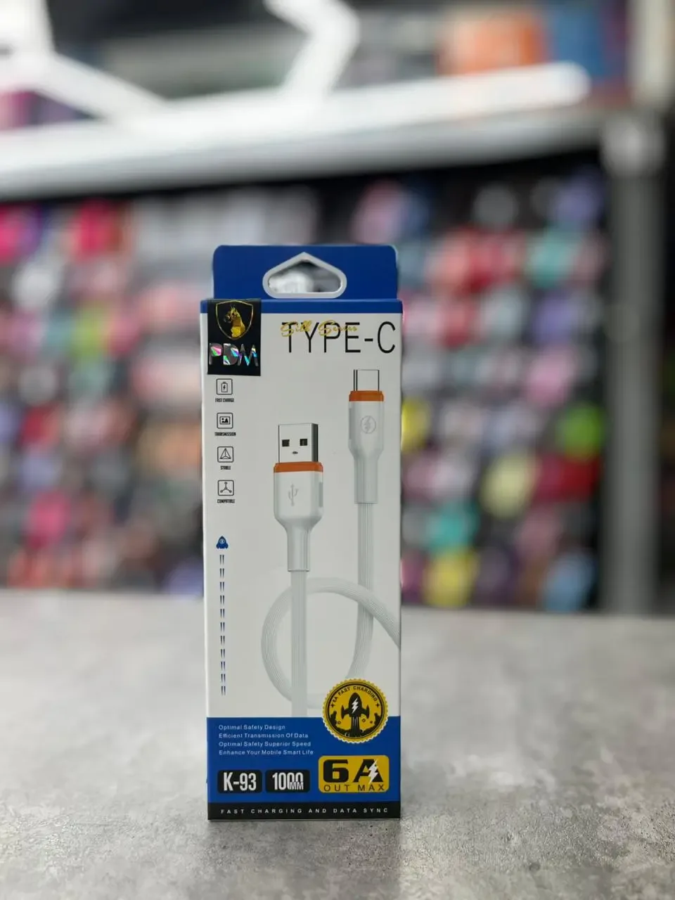 Cable USB Tipo C K-93