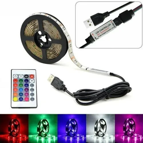 Luminaria Tira LED Rgb 3MTS