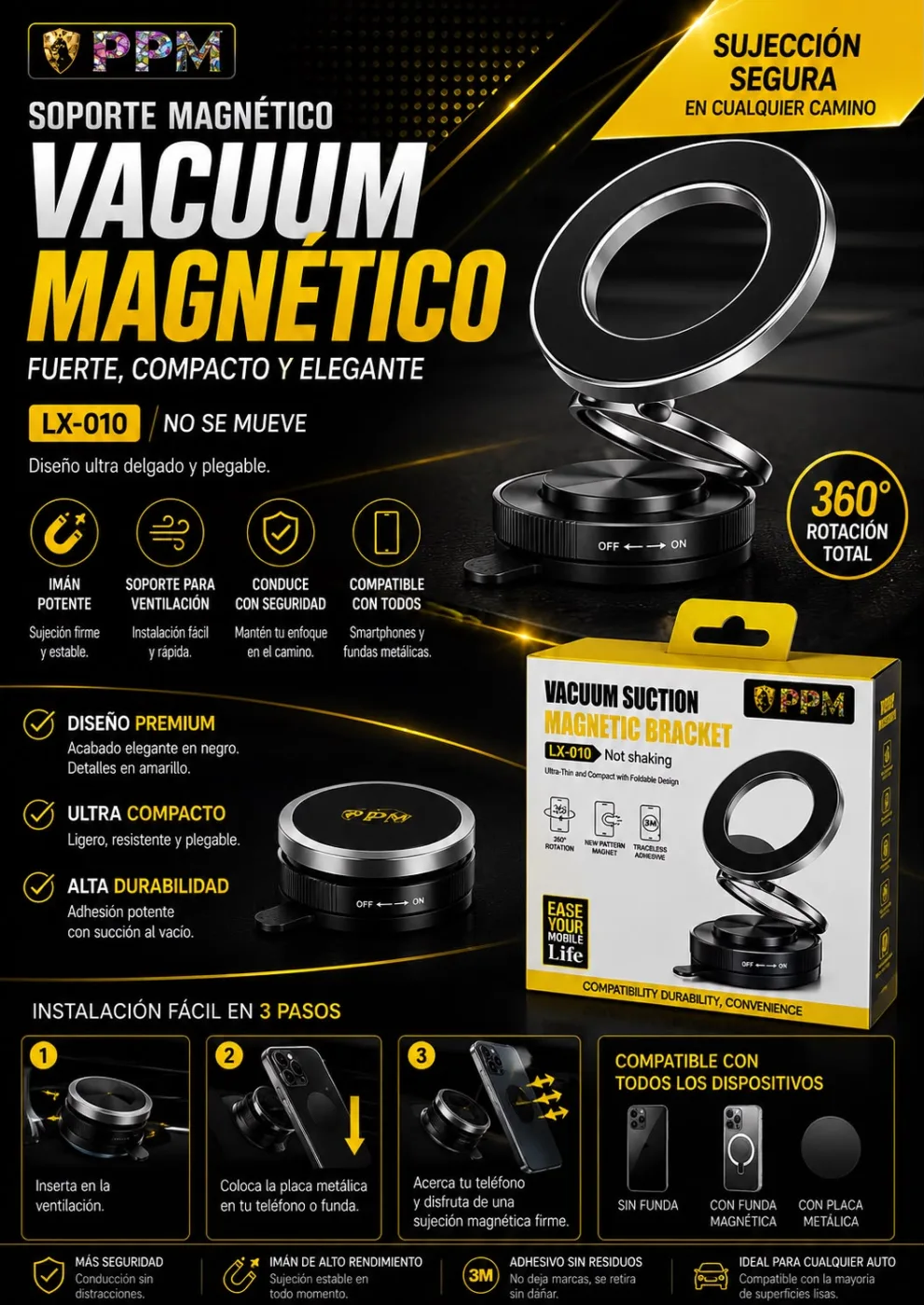 Soportes Soporte Vacuum