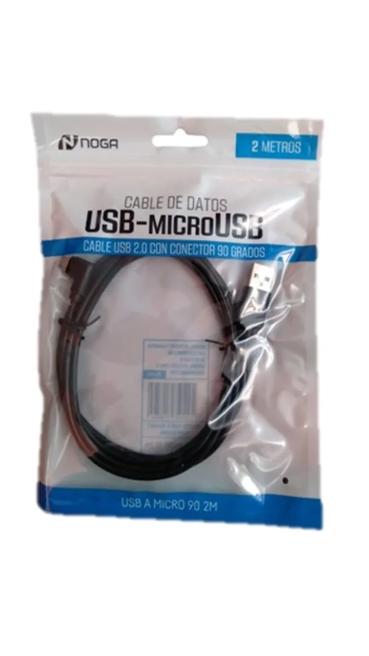 Cable USB Micro 1,8MTS Noga