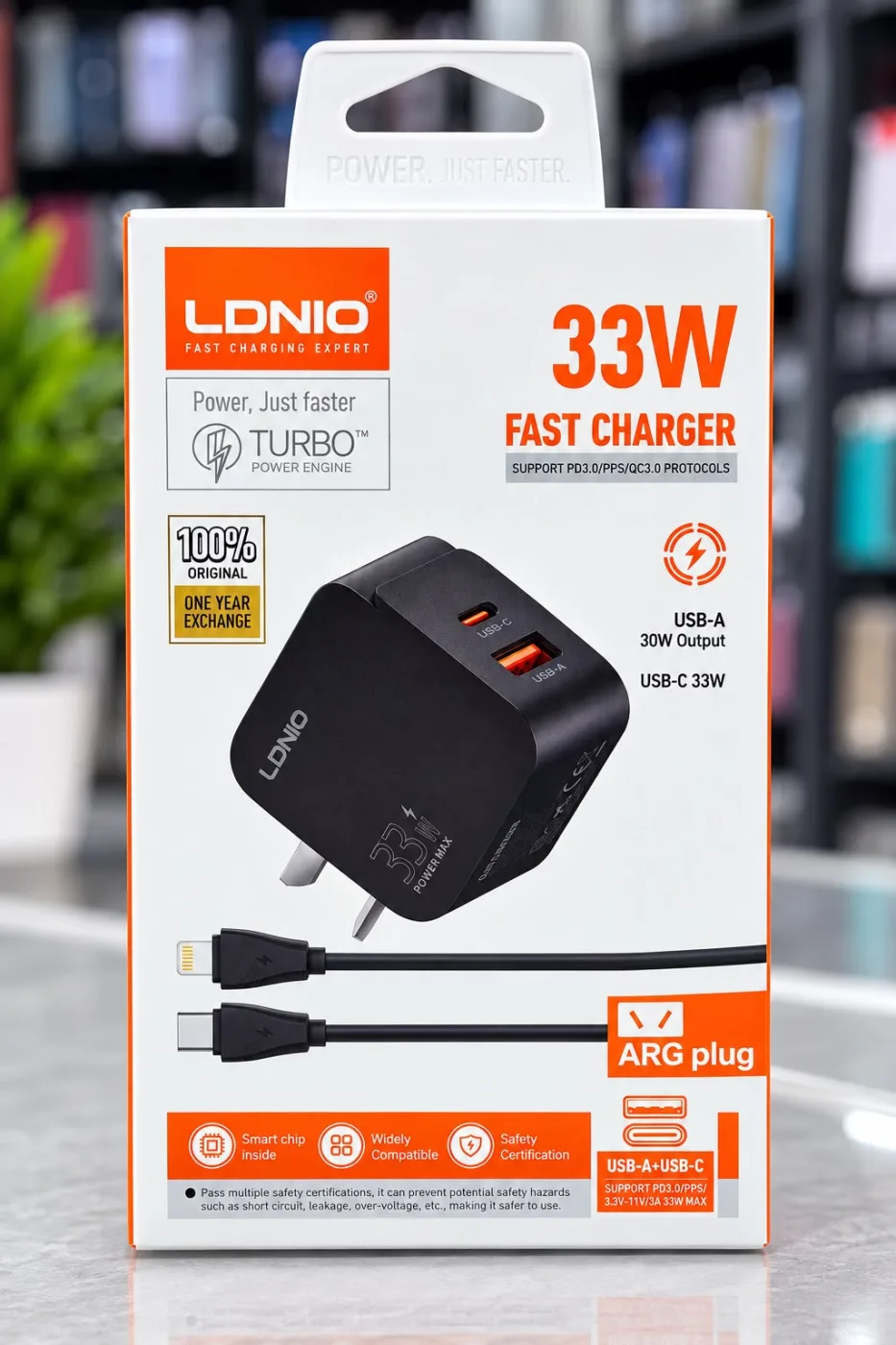 Cargador Ip C-iPhone 33W LDNIO