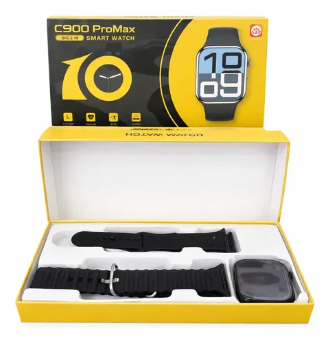 Smartwatch-Smartband C900 PRO MAX — NEGRO — Producto