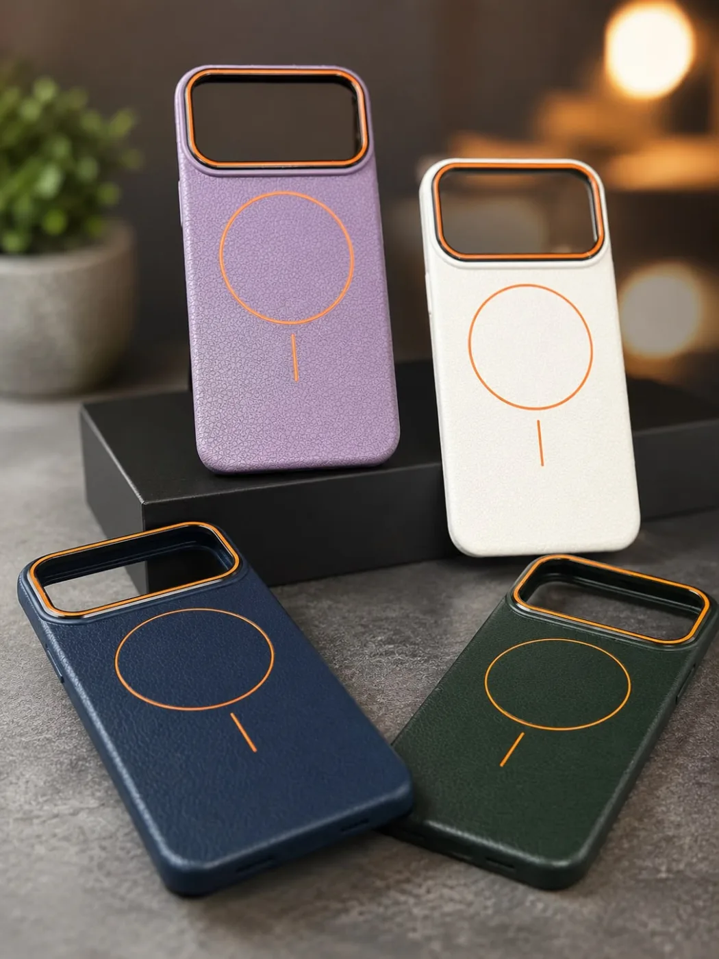 TPU Cuero iPhone 15 PRO MAX — AZUL — Producto