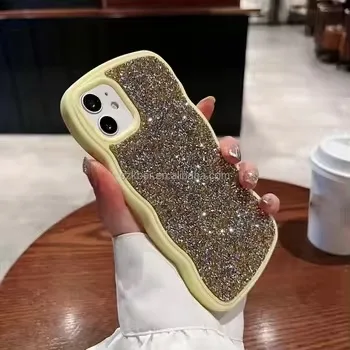 TPU Diamante iPhone 14 PRO — AMARILLA — Producto