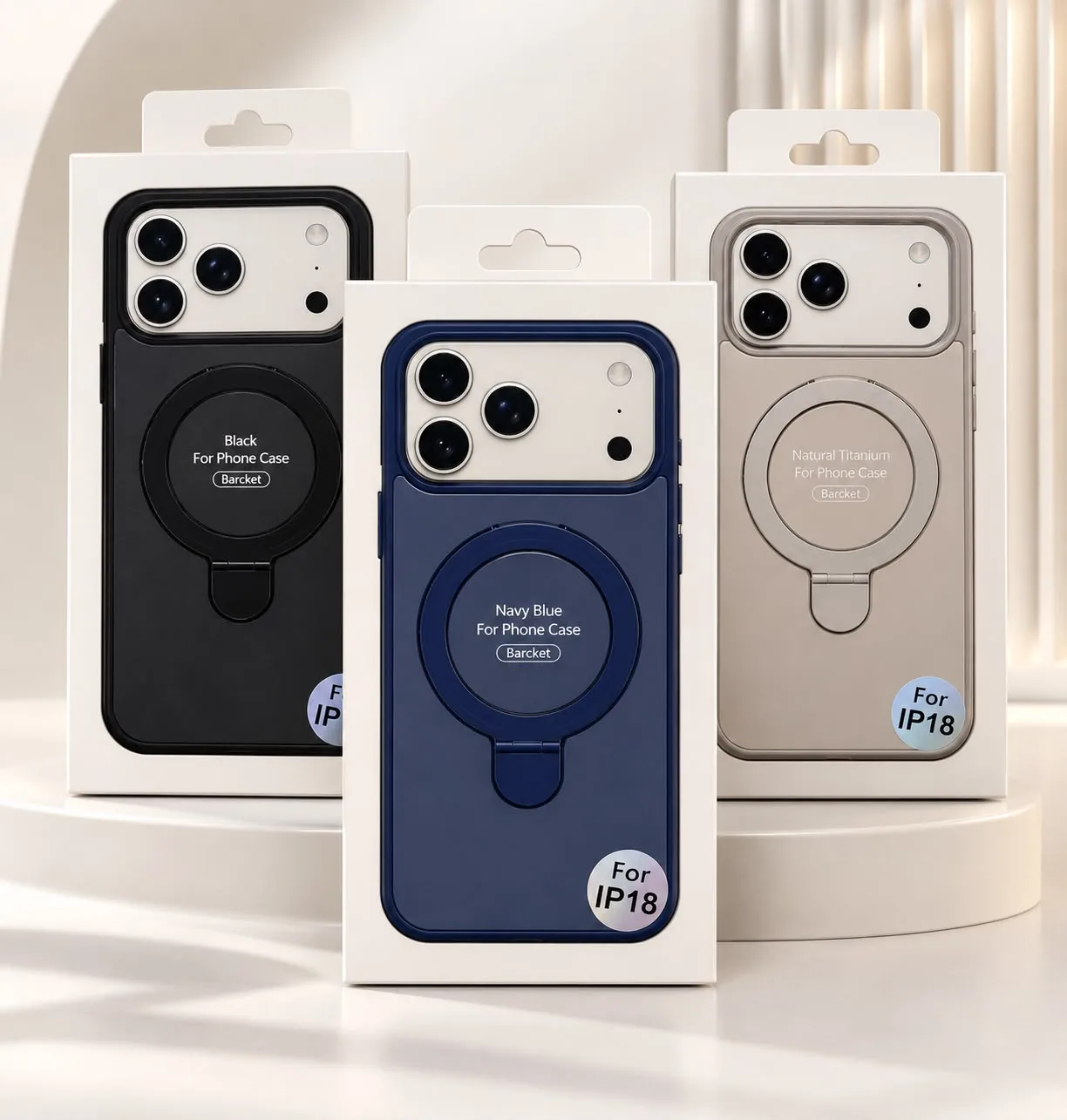 TPU Magnetica Ring Stand iPhone 17 PRO MAX / 18 PRO MAX