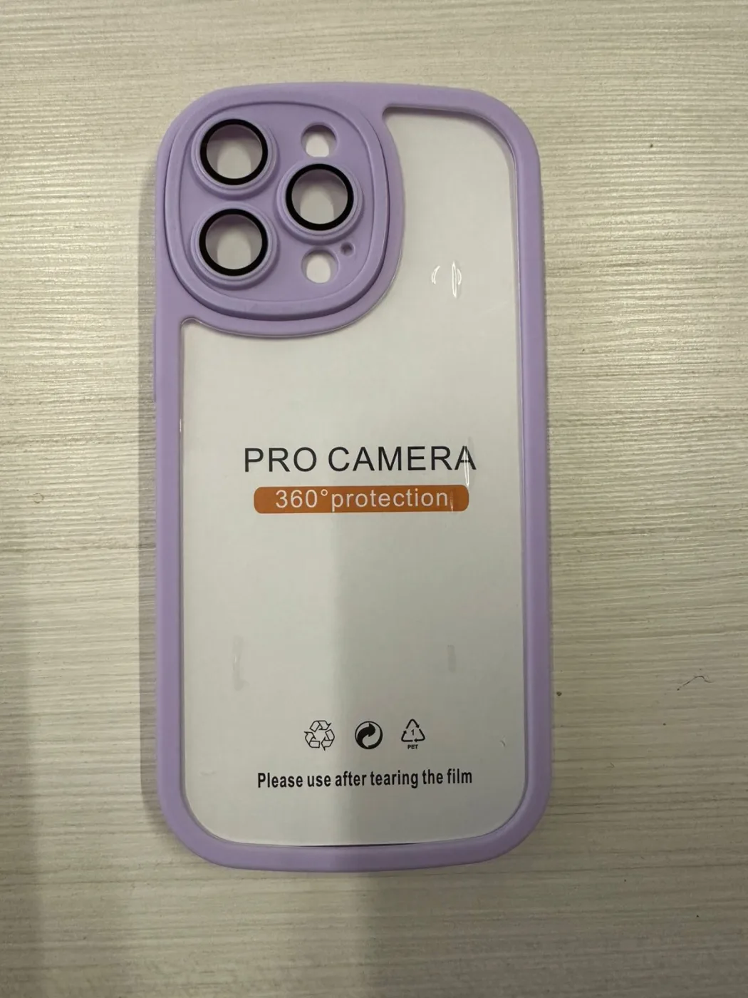 TPU PRO Cámara iPhone 14 — LILA — Producto