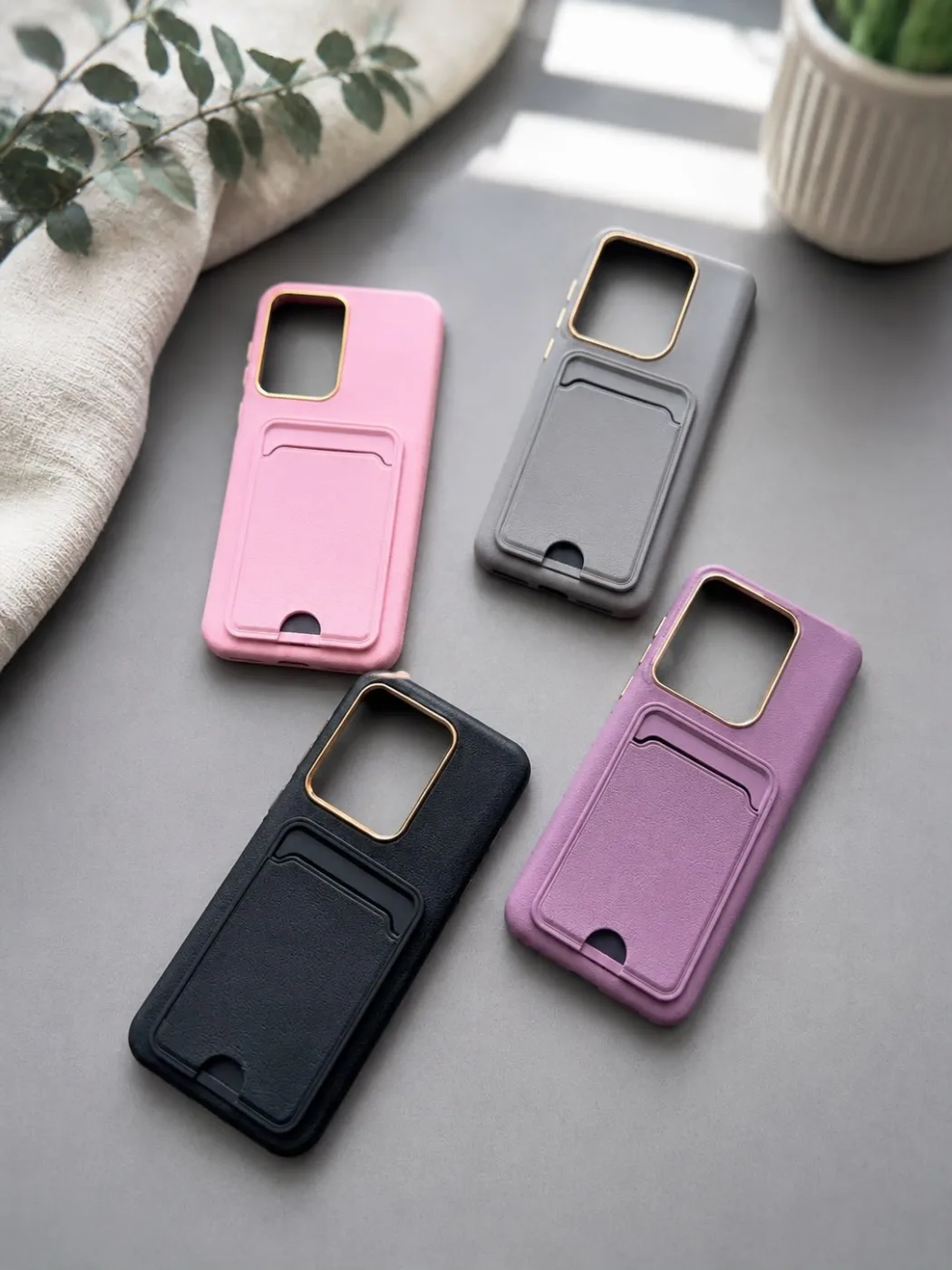 TPU Tarjetero Cuero Edge 60 Fusion