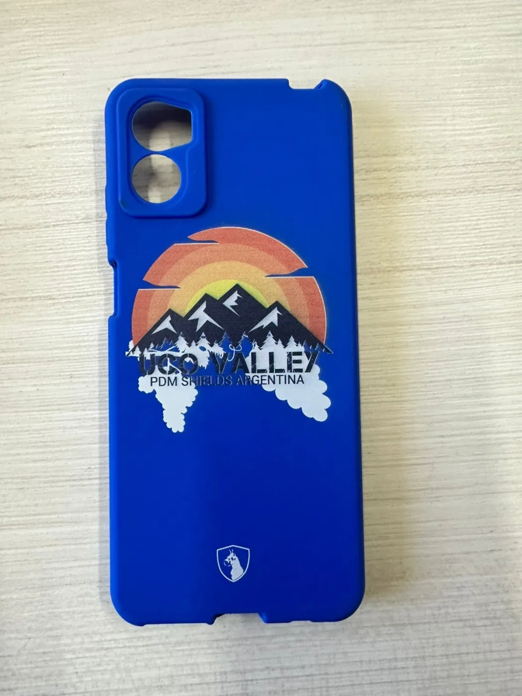 TPU Uco Valley Motorola E22 — AZUL — Producto