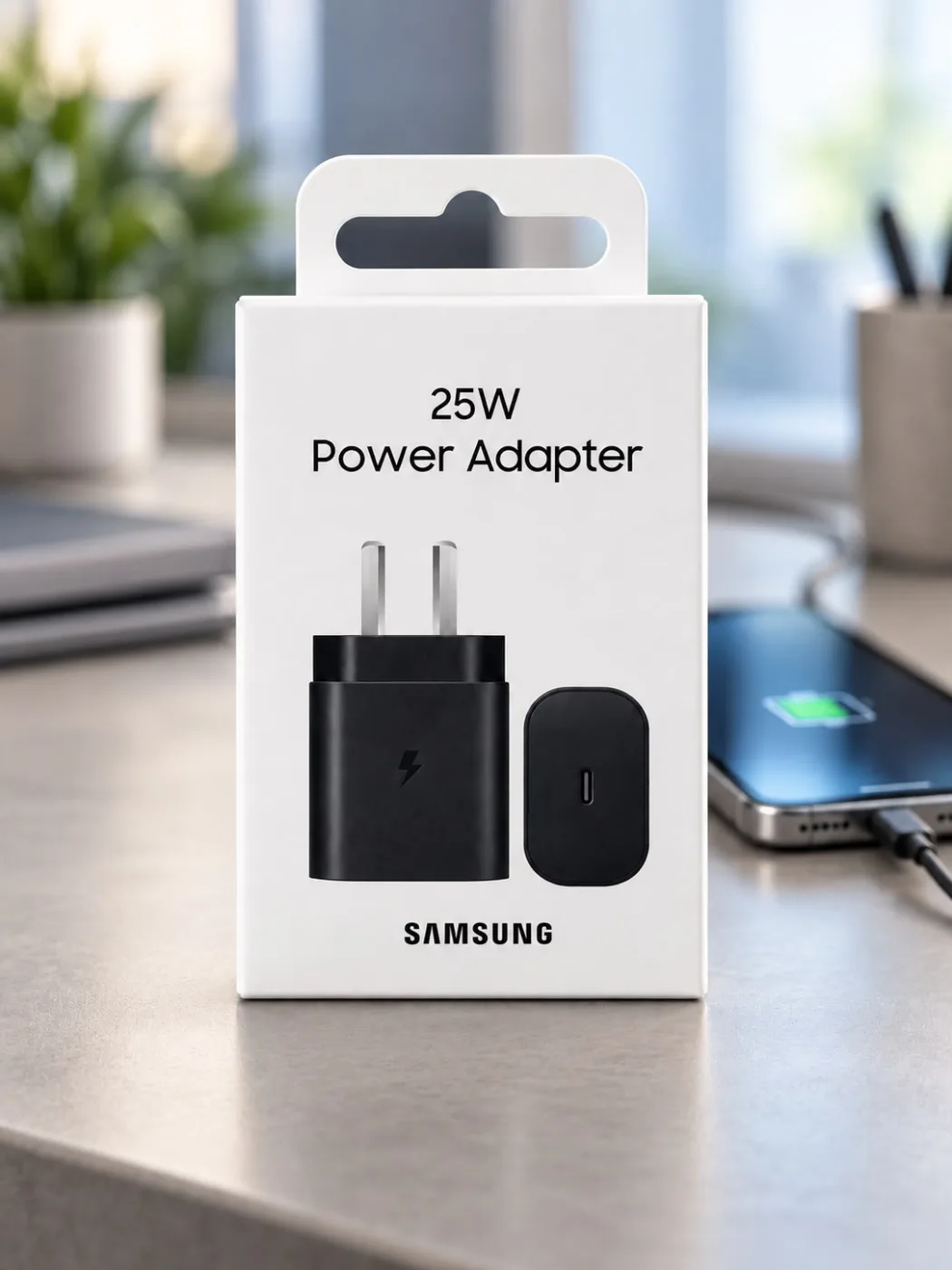Trafo Samsung Orig Adapter (usb-C) 25W Negro (ep-TA800)