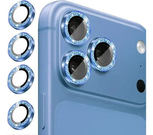 Vidrio templado de cámara iPhone 11 Pro-11 PRO MAX — CELESTE — Producto