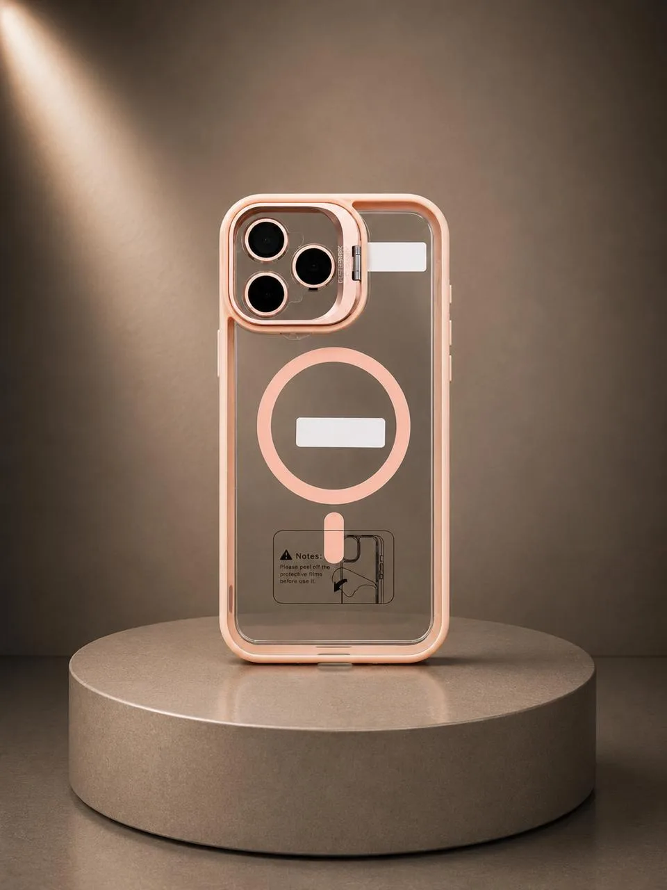 TPU Metal Stand iPhone 11 — Rosa — Producto